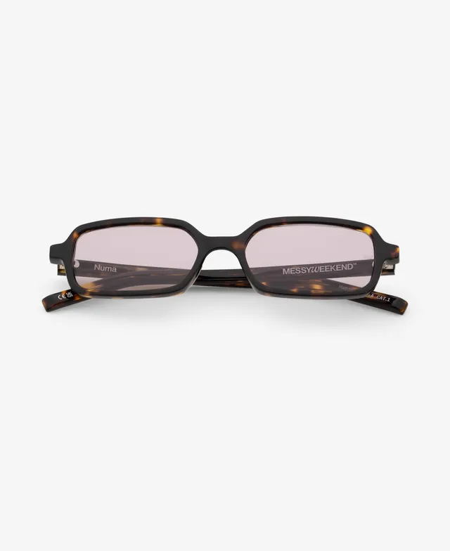 messyweekend-numa-sonnenbrille-dark-havana-soft-purple-slim-rechteckig image 1