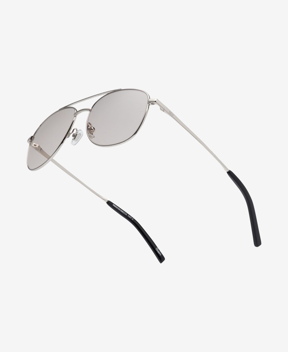 messyweekend-sain-aviator-sonnenbrille-shiny-silver-soft-brown image 4