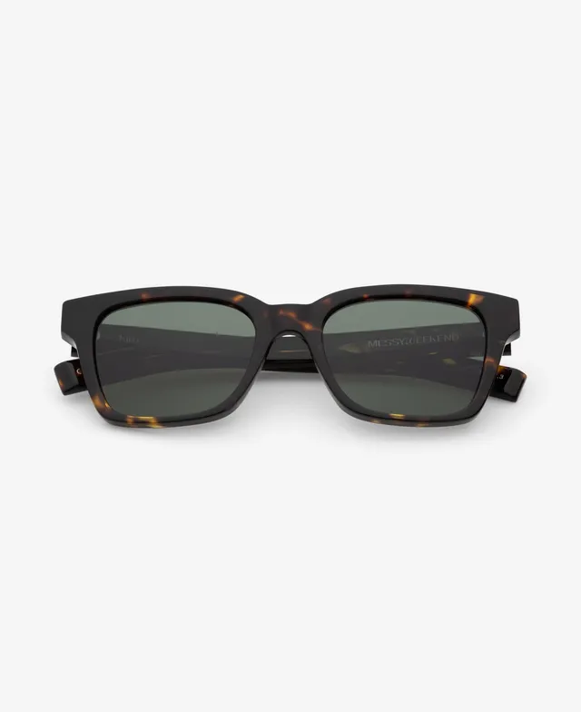 messyweekend-kiro-dark-havana-deep-green-eckige-sonnenbrille image 1