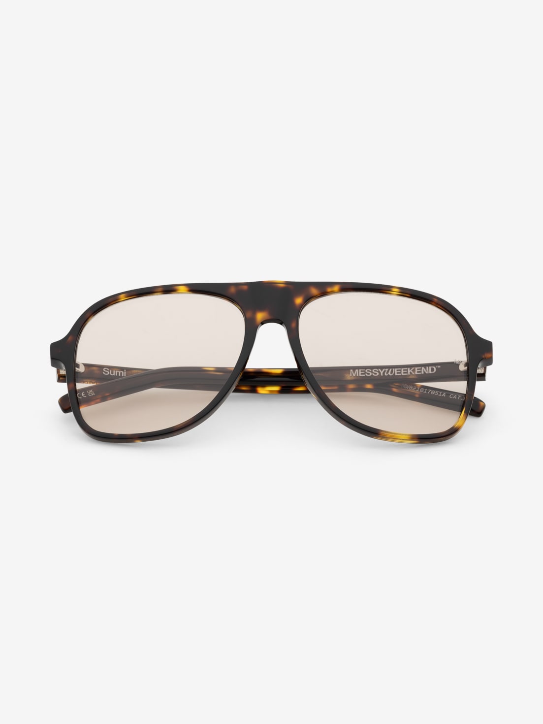 messyweekend-sumi-dark-havana-soft-brown-aviator-sonnenbrille image 1