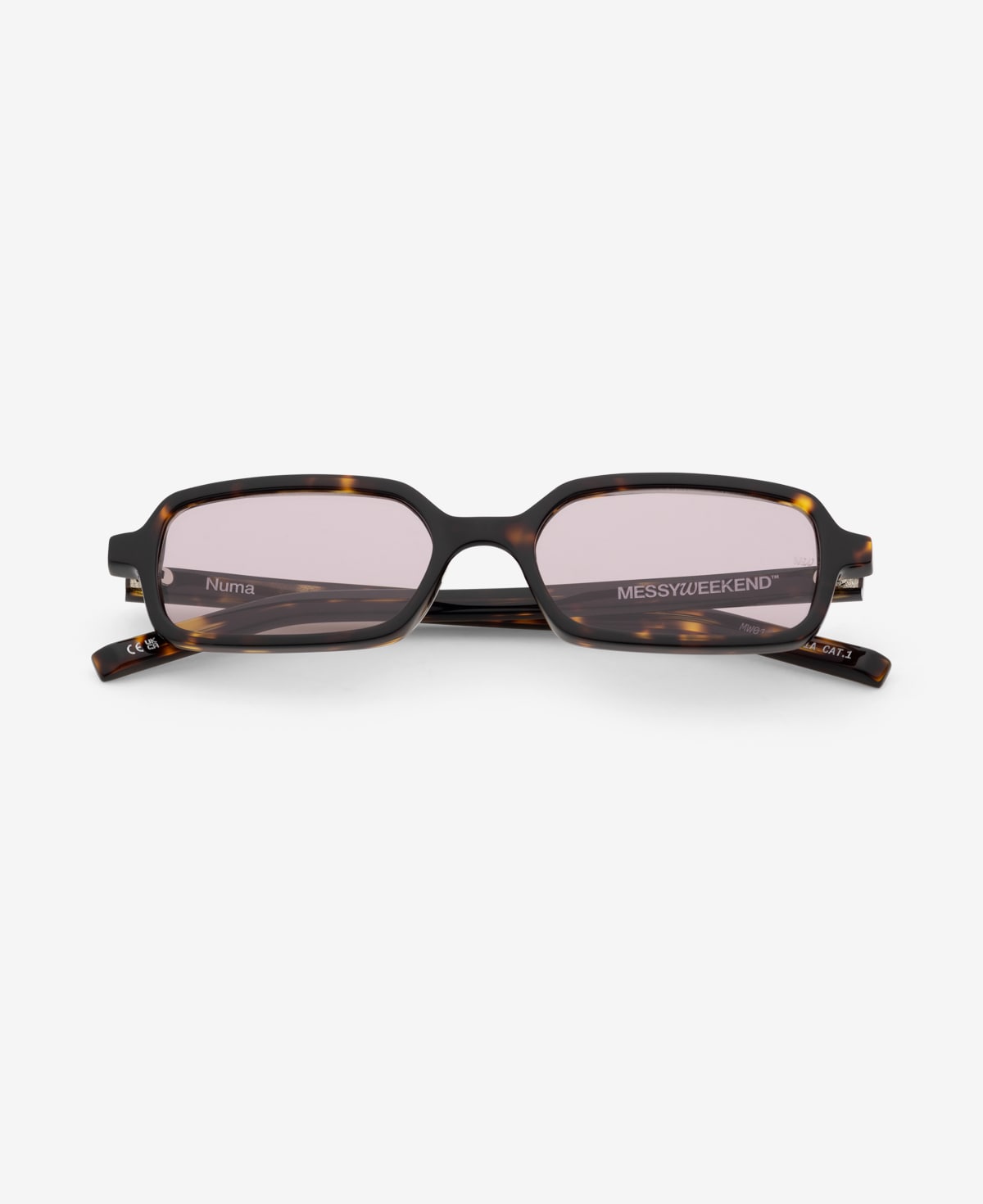 messyweekend-numa-sonnenbrille-dark-havana-soft-purple-slim-rechteckig image 1