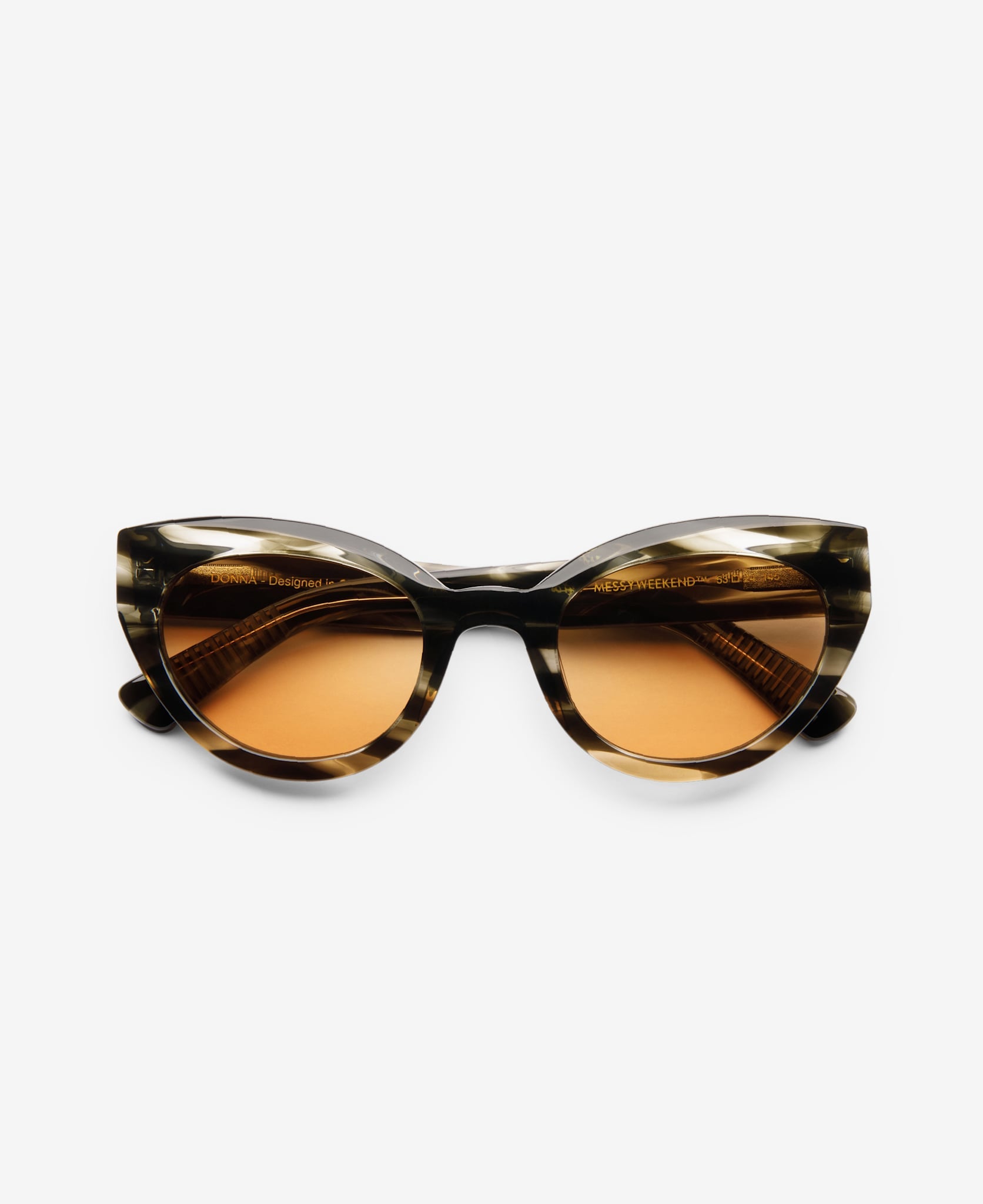 messyweekend-donna-cat-eye-sonnenbrille-havana-green-amber image 2