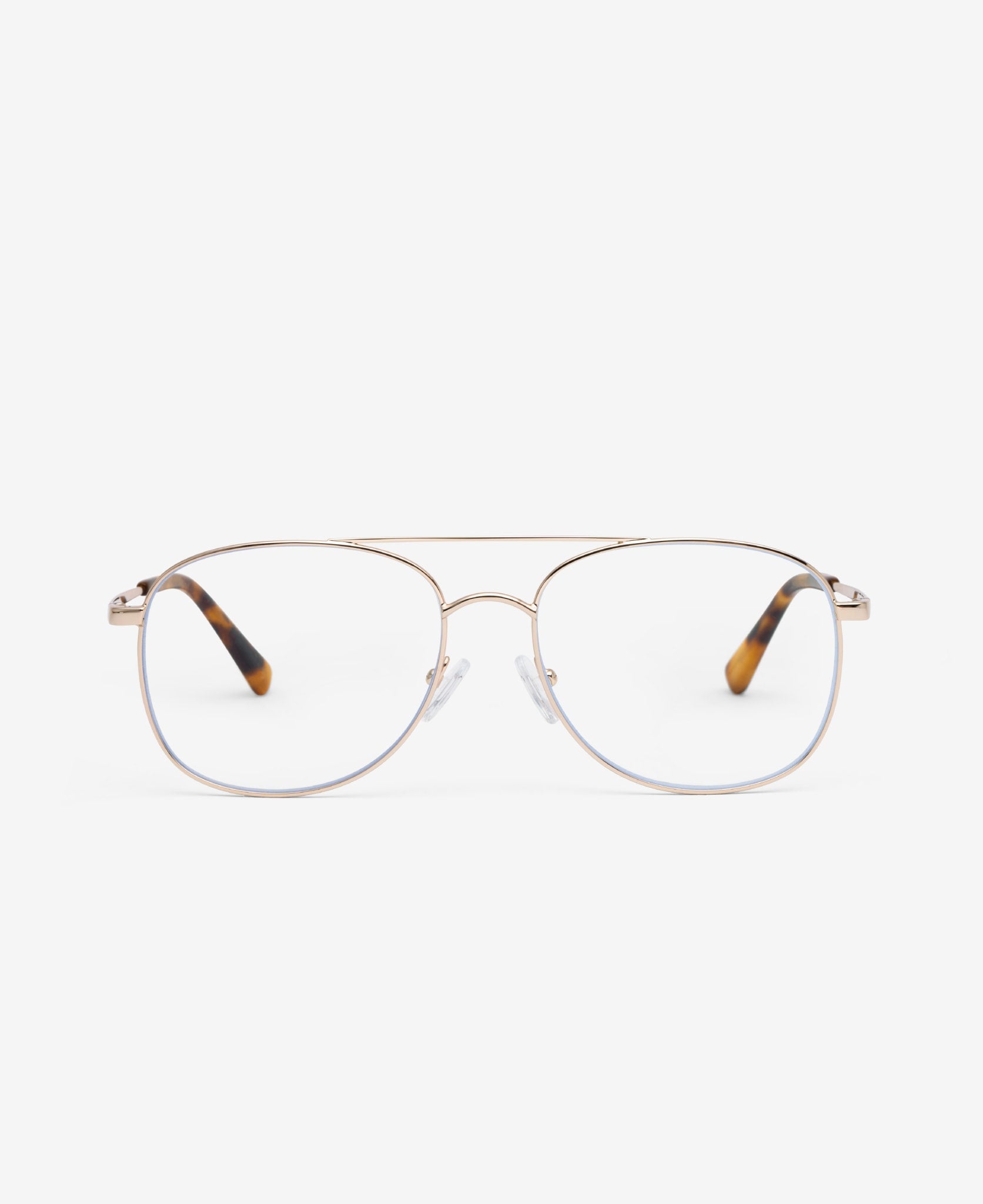 messyweekend-duke-optics-blaulichtbrille-aviator-gold-clear image 1