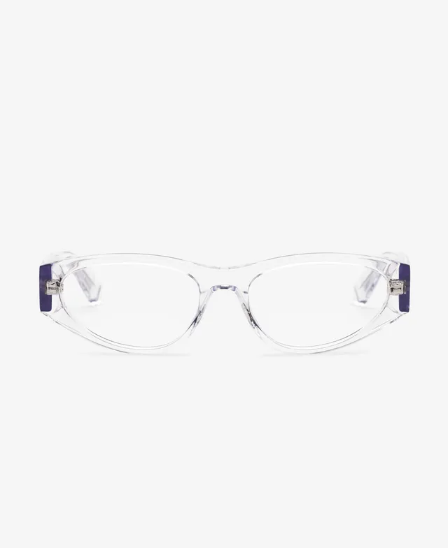 messyweekend-blade-blaulichtbrille-crystal-clear-cat-eye-acetat image 1