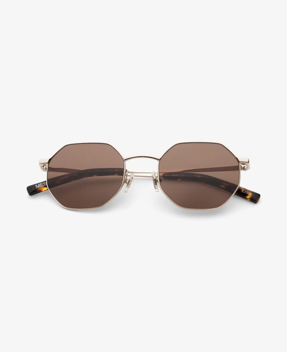 messyweekend-eno-metallbrille-shiny-gold-deep-brown image 1