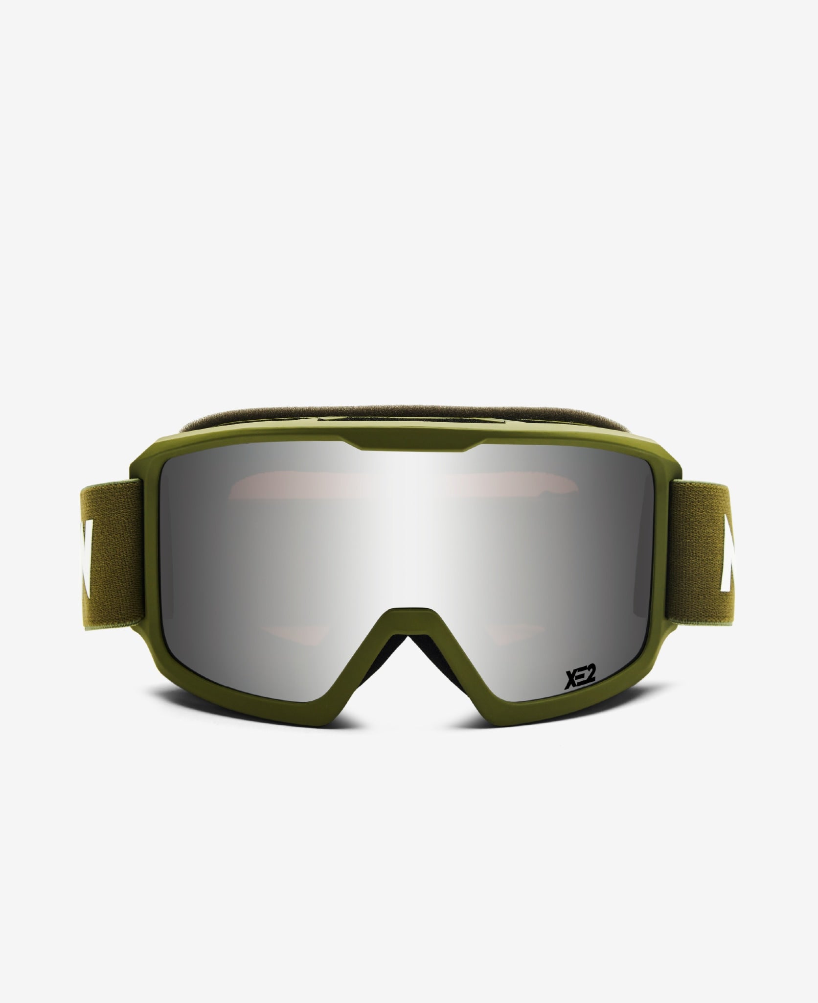 messyweekend-ferdi-xe2-skibrille-army-silver-mirrored image 1