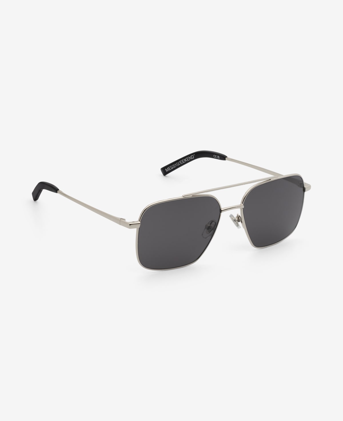 messyweekend-veo-flieger-sonnenbrille-shiny-silver-deep-grey image 5