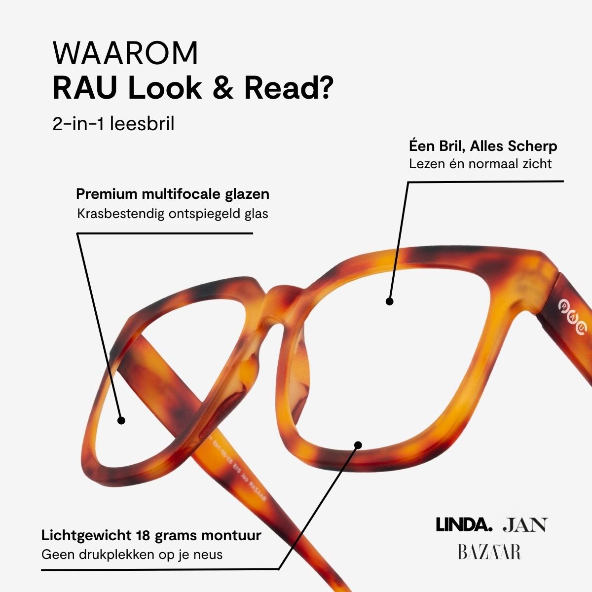 rau-readers-bazaar-multifokale-brille-havana-matt image 6