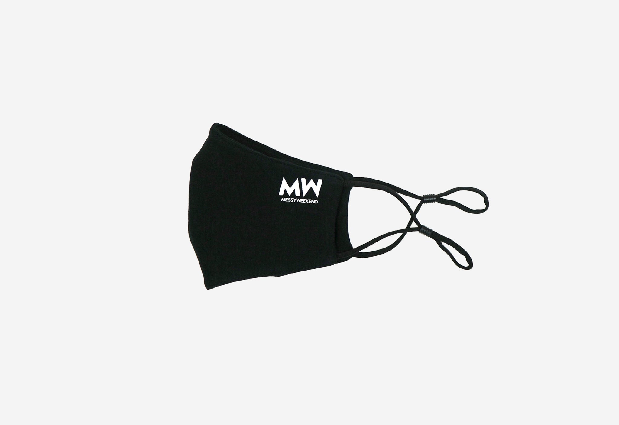 messyweekend-face-mask-stoffmaske-black image 2