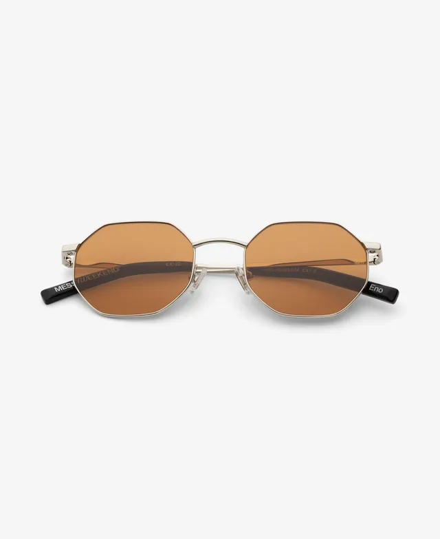 messyweekend-eno-sonnenbrille-shiny-silver-rich-orange image 1