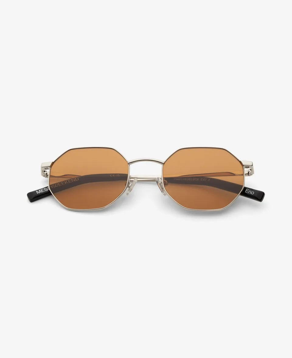 messyweekend-eno-sonnenbrille-shiny-silver-rich-orange image 1