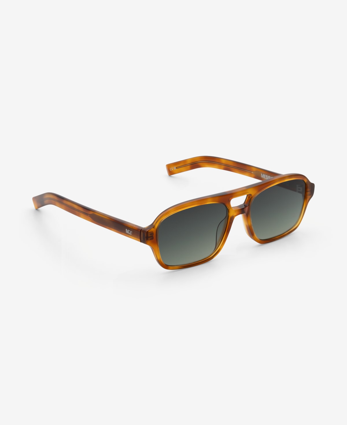 messyweekend-yori-premium-sonnenbrille-honey-havana-deep-green-gradient image 5