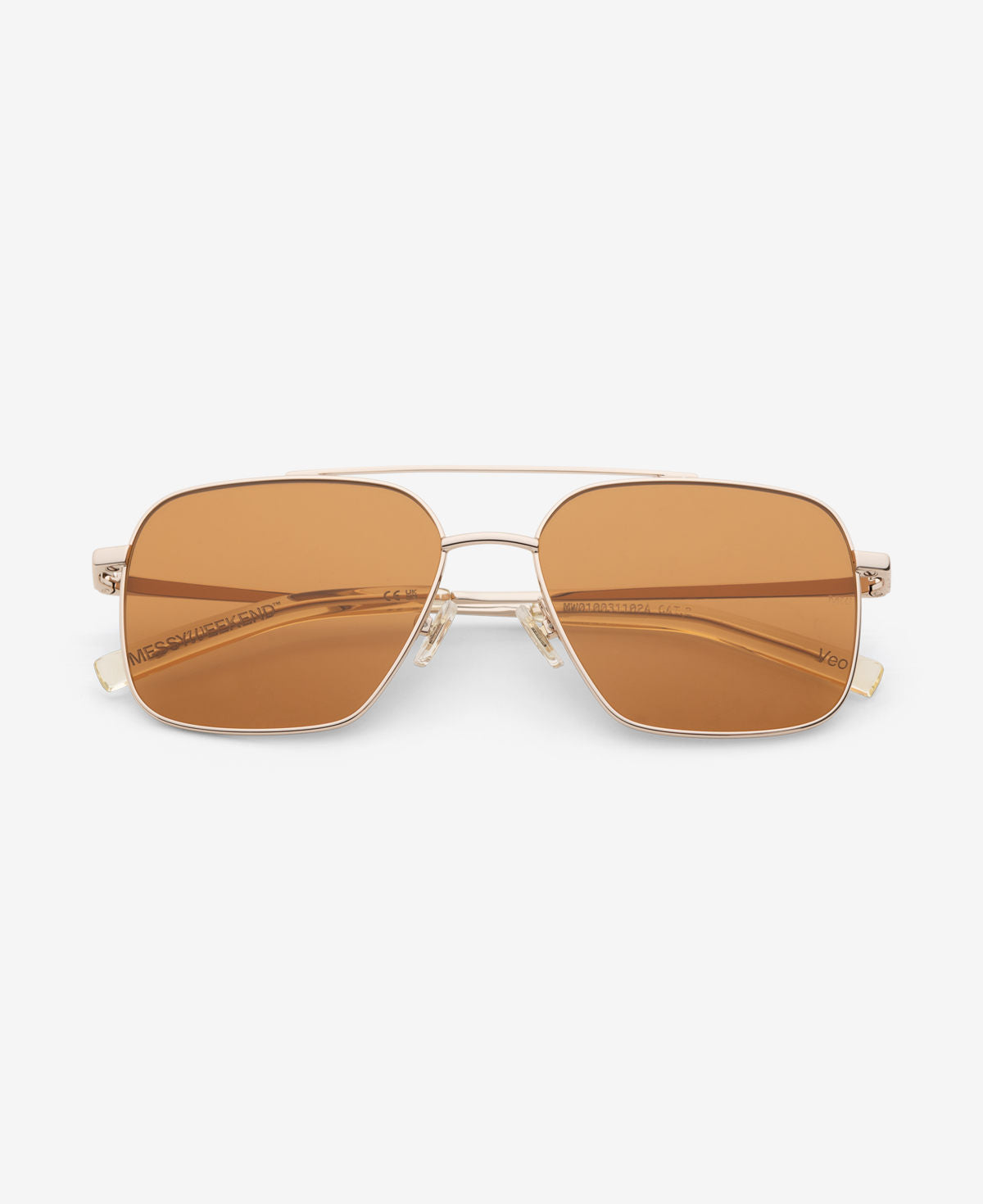 messyweekend-veo-aviator-sonnenbrille-shiny-gold-rich-orange image 1