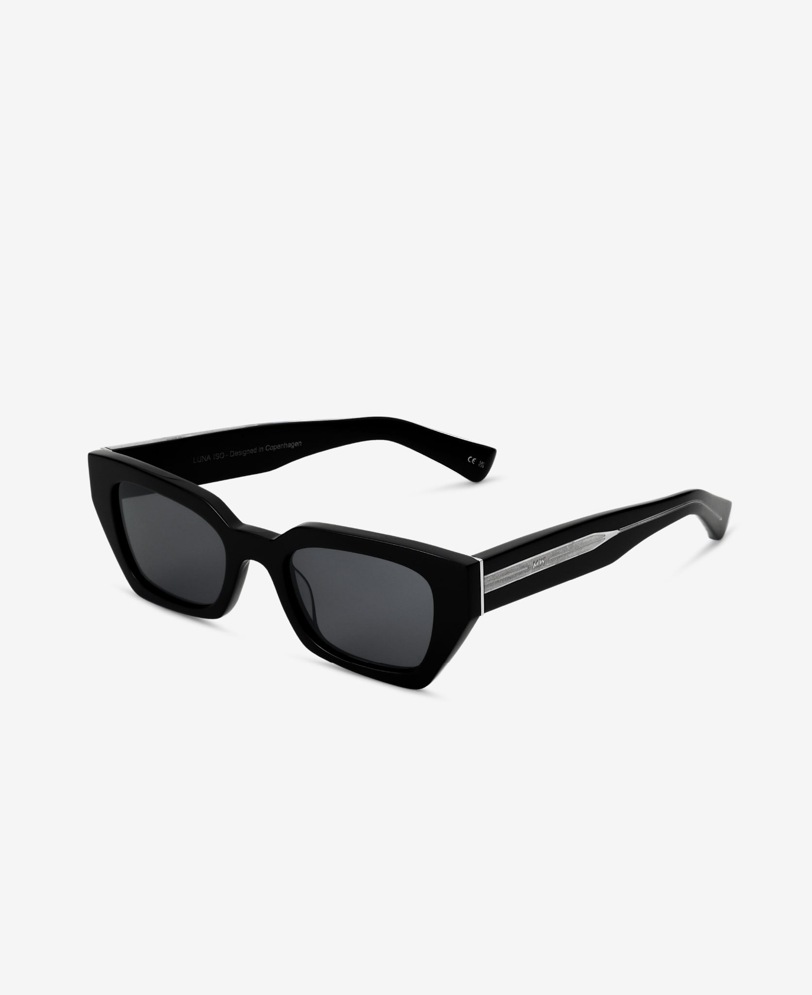 messyweekend-luna-sonnenbrille-black-transparent-grey image 2