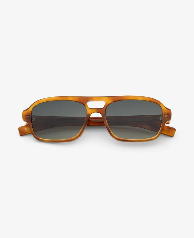 messyweekend-yori-premium-sonnenbrille-honey-havana-deep-green-gradient image 1