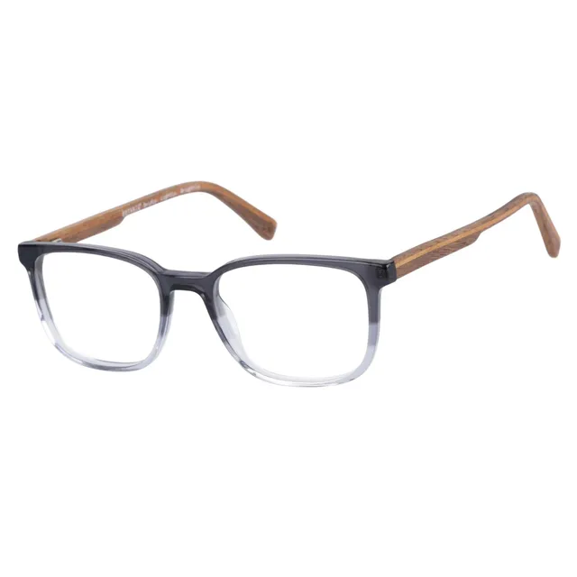 botaniq-brille-mit-sehst-rke-f-r-herren-quadratisch-acetat-gl-nzend-schwarz-grey image 1