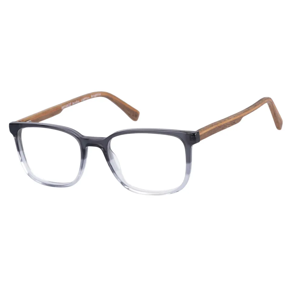 botaniq-brille-mit-sehst-rke-f-r-herren-quadratisch-acetat-gl-nzend-schwarz-grey image 1