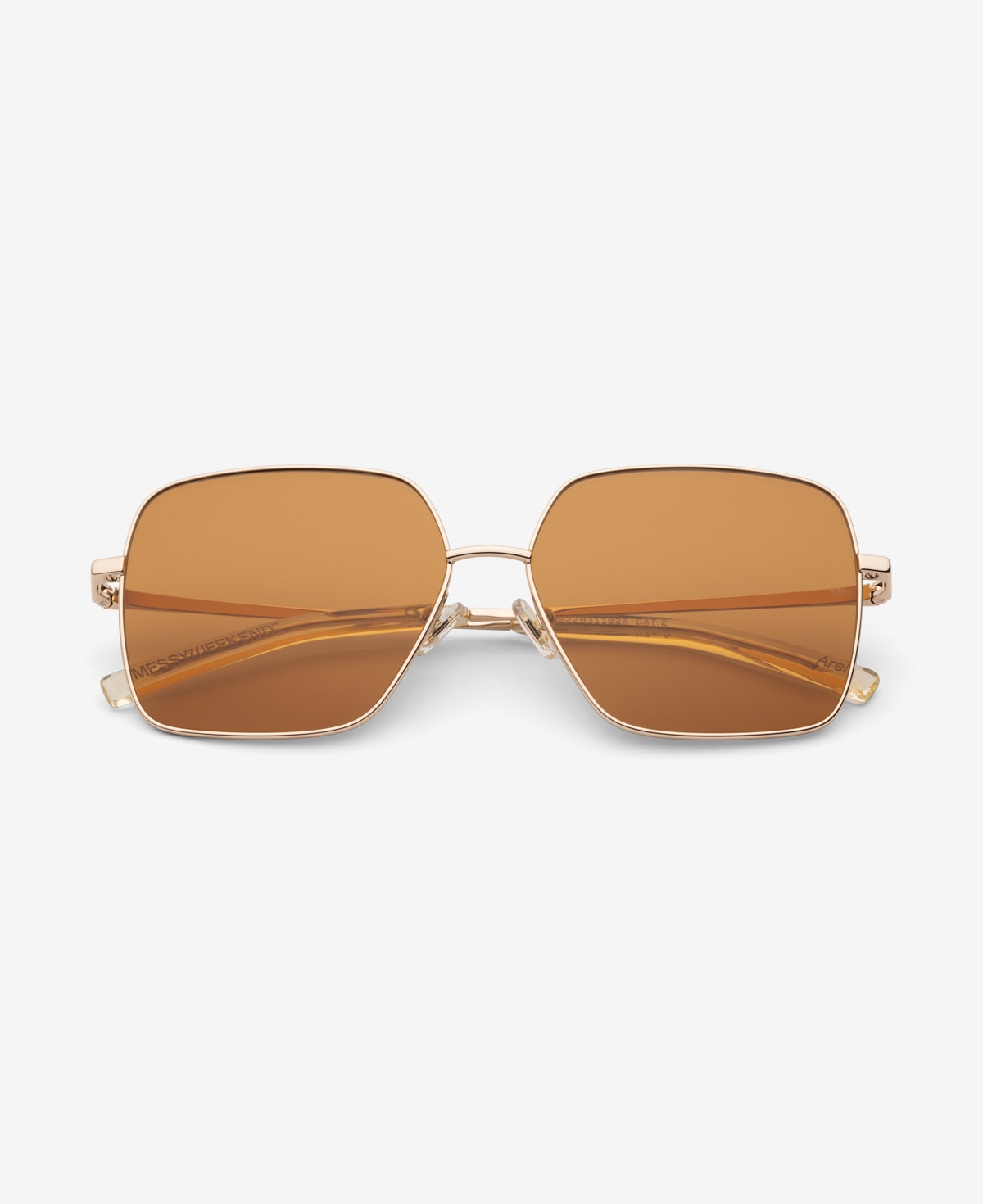 messyweekend-arel-sonnenbrille-shiny-gold-rich-orange image 1