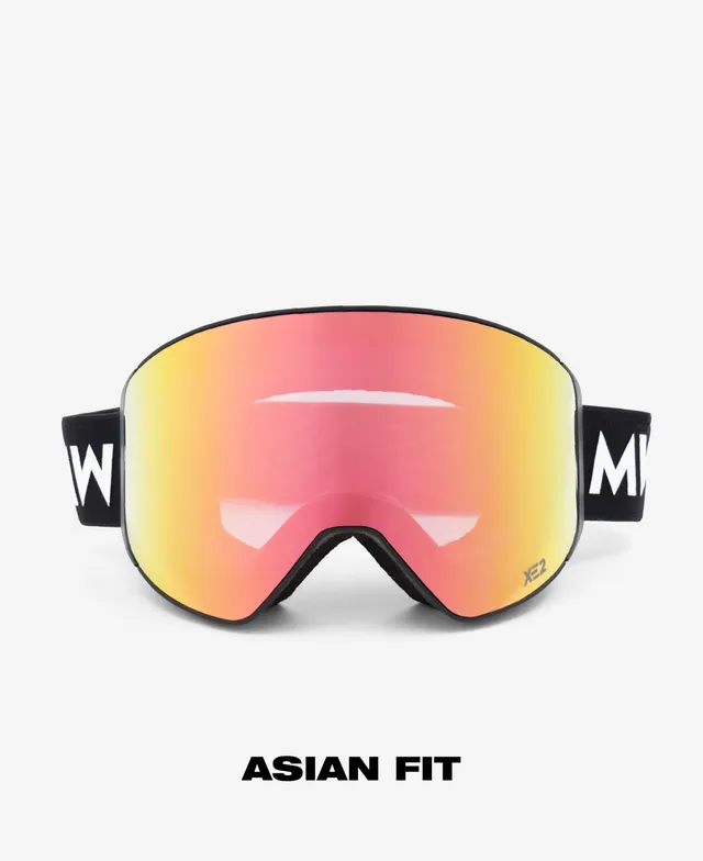 messyweekend-clear-xe2-asian-fit-skibrille-black-sunset image 1