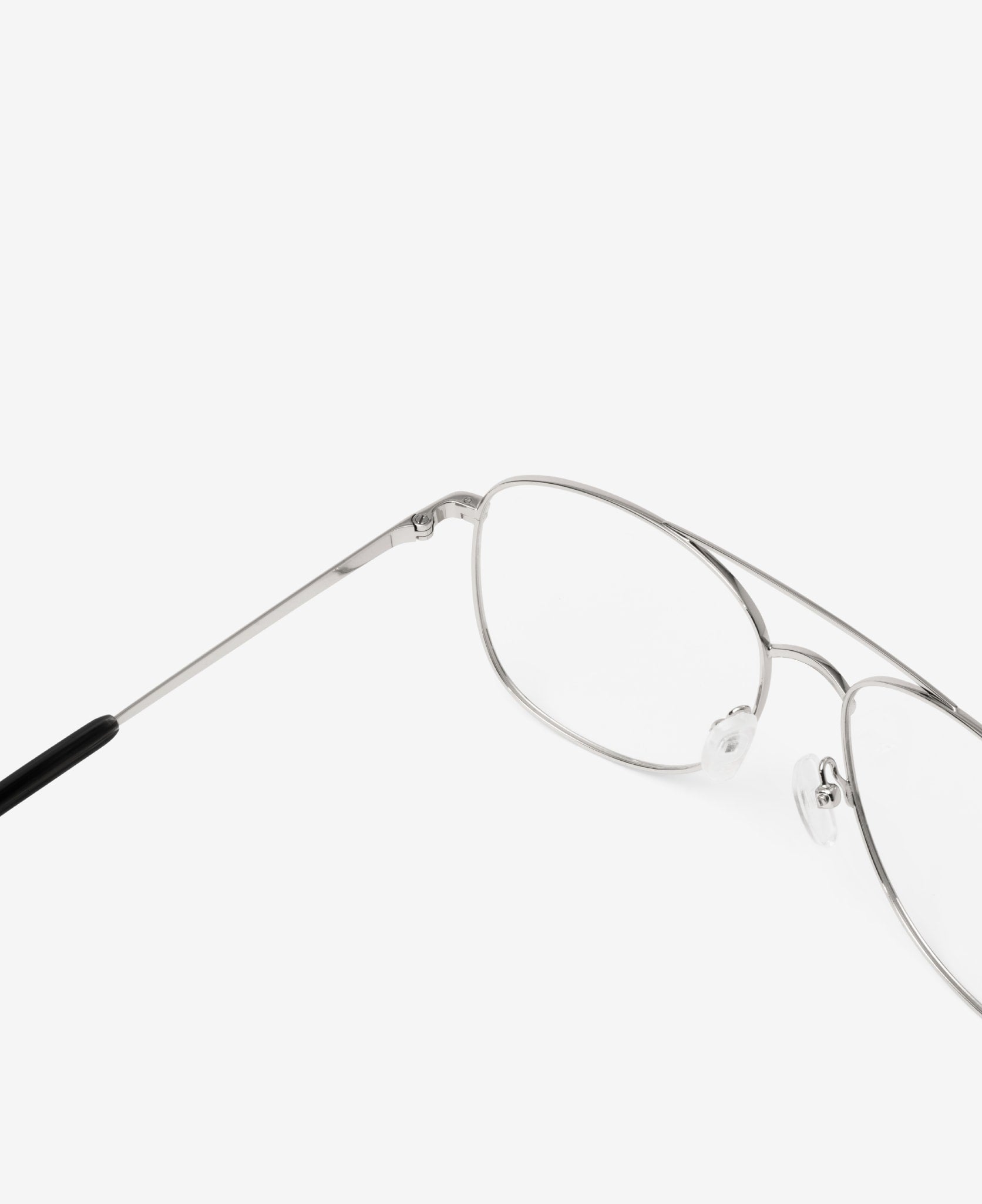 messyweekend-duke-optics-blaulichtbrille-silver-clear-metall-aviator image 3