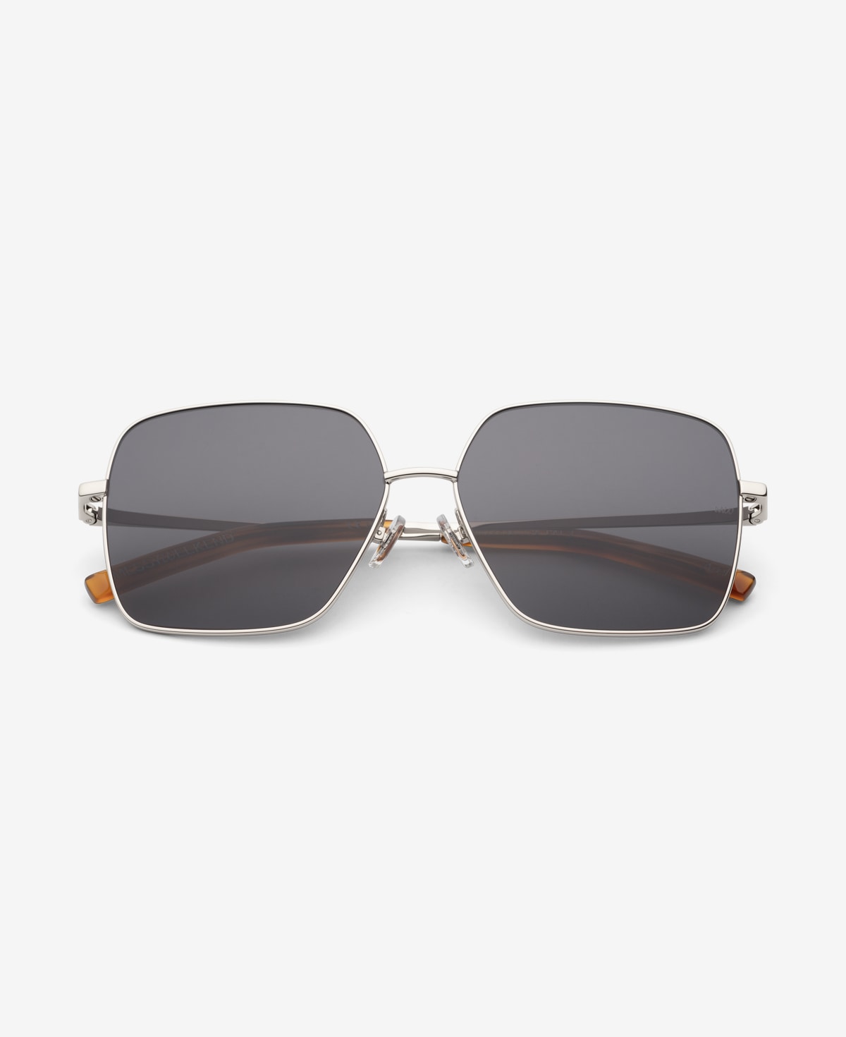 messyweekend-arel-shiny-silver-deep-grey-navigator-sonnenbrille image 1