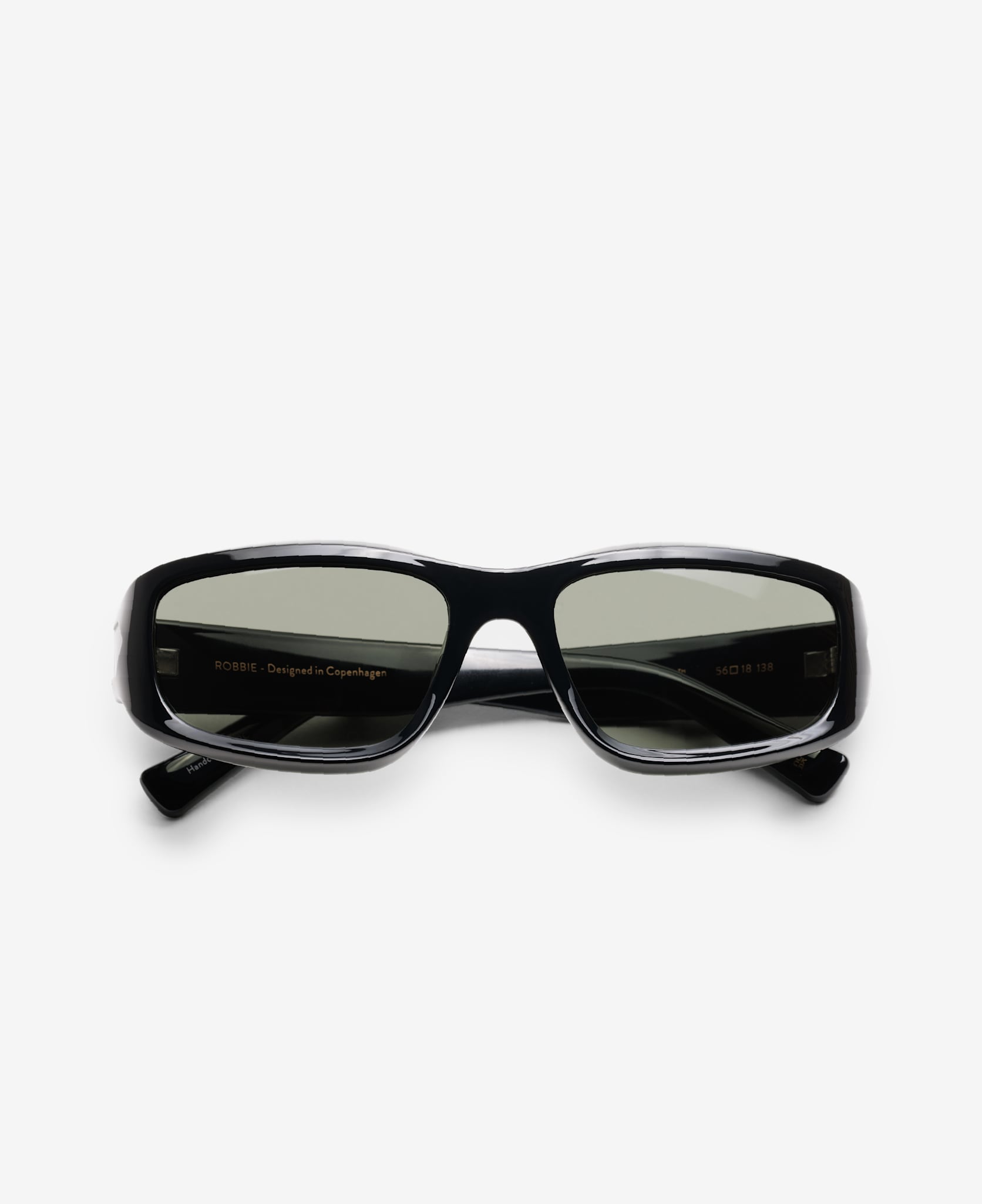 messyweekend-robbie-sonnenbrille-black-green-rund-breit image 2
