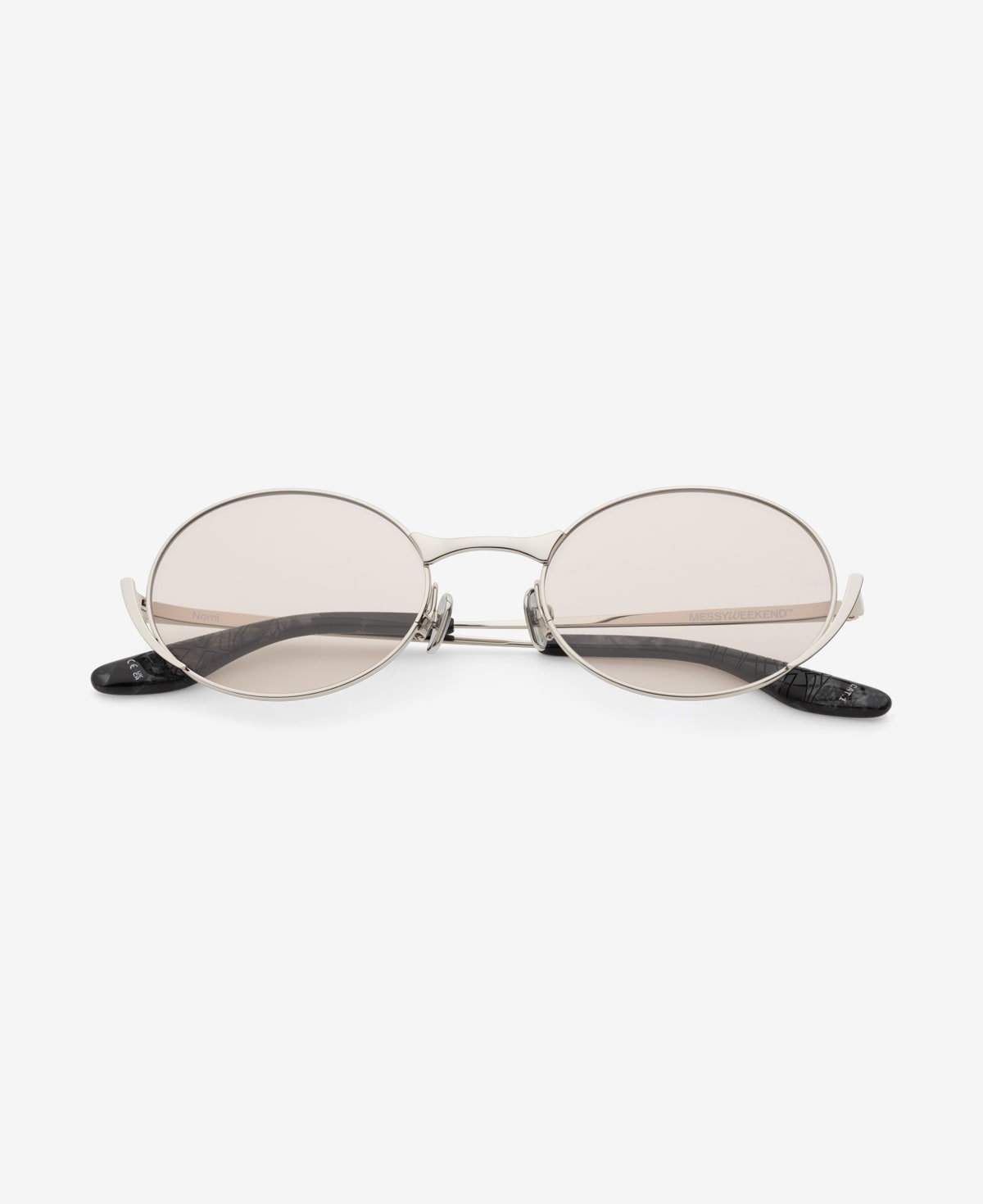 messyweekend-nomi-brille-shiny-gold-clear image 1