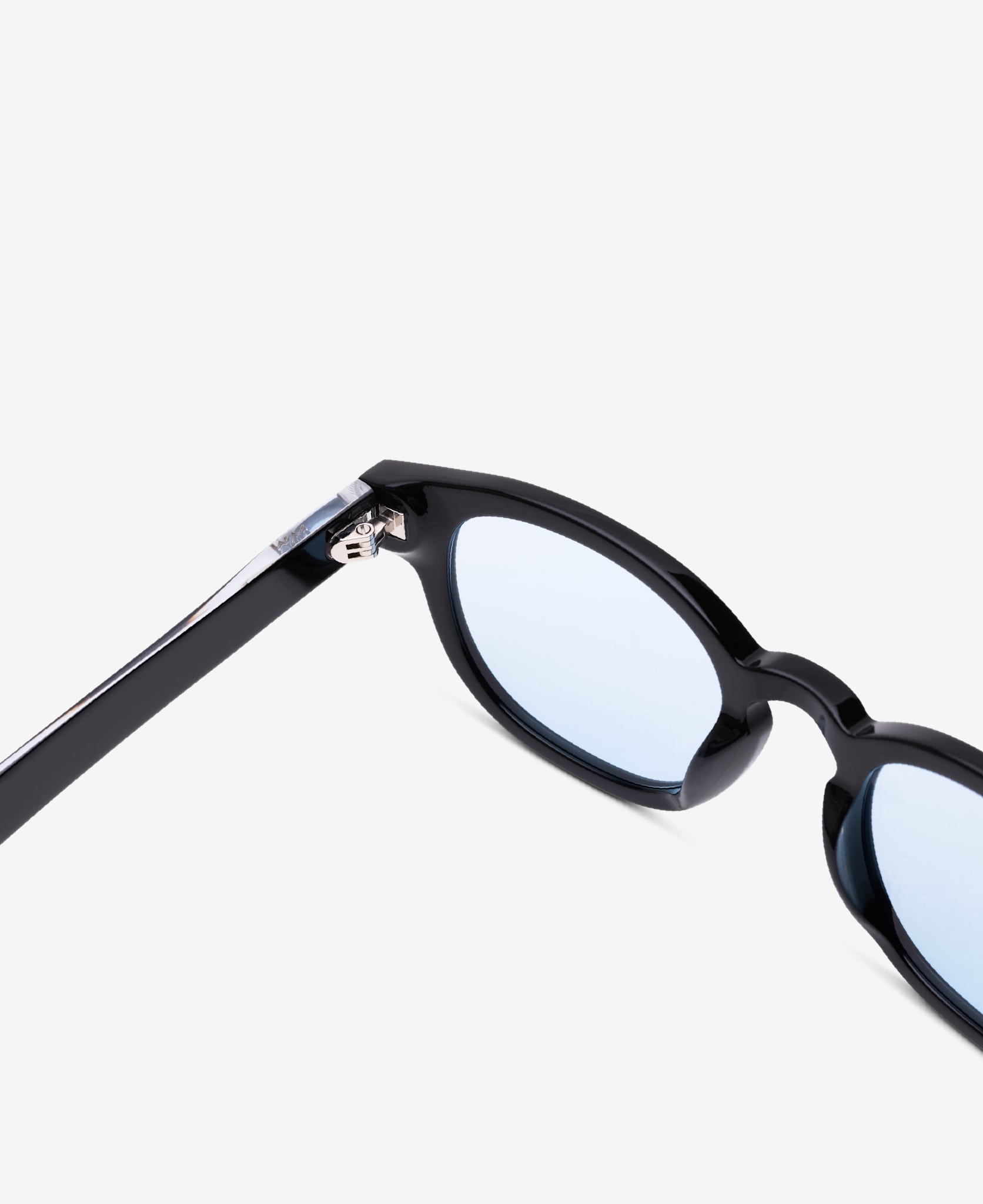 messyweekend-bille-blaulichtbrille-black-blue-tint-vintage-acetat image 3