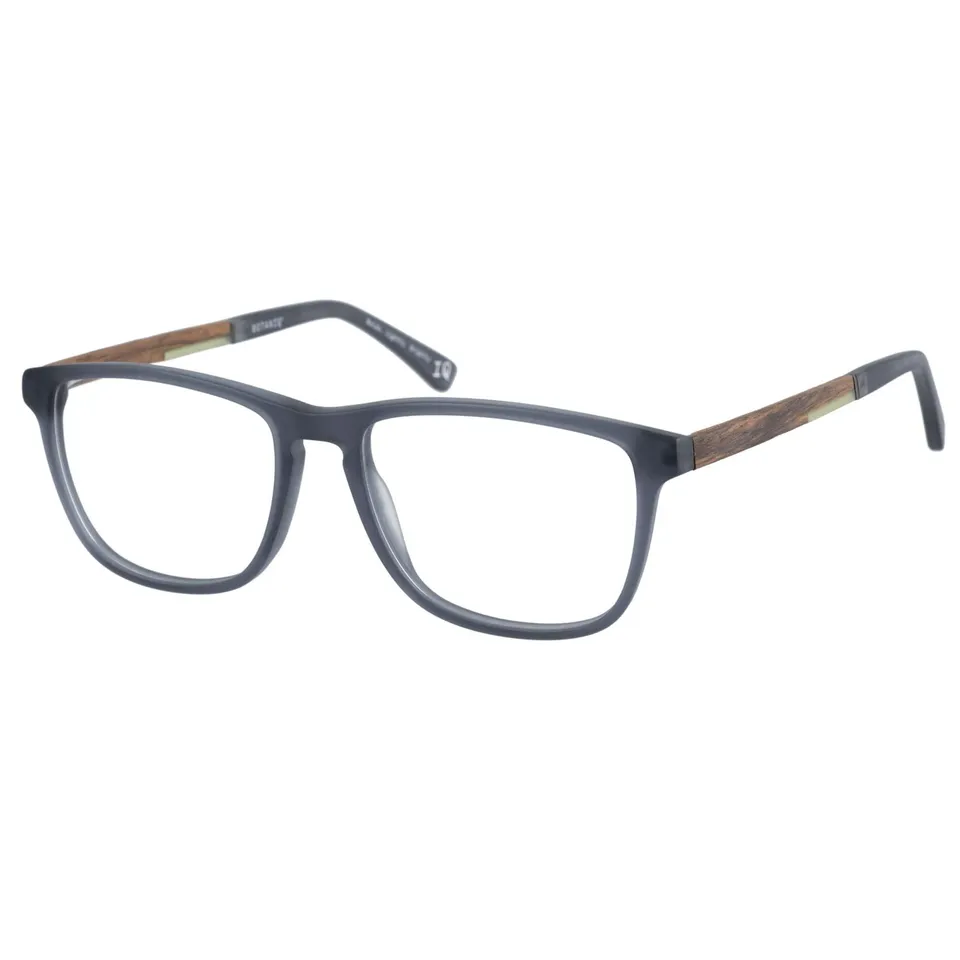 botaniq-brille-mit-sehst-rke-f-r-herren-rechteckig-acetat-schwarz-holz image 1