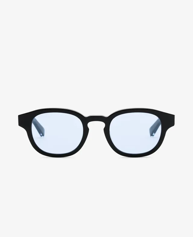 messyweekend-bille-blaulichtbrille-black-blue-tint-vintage-acetat image 1