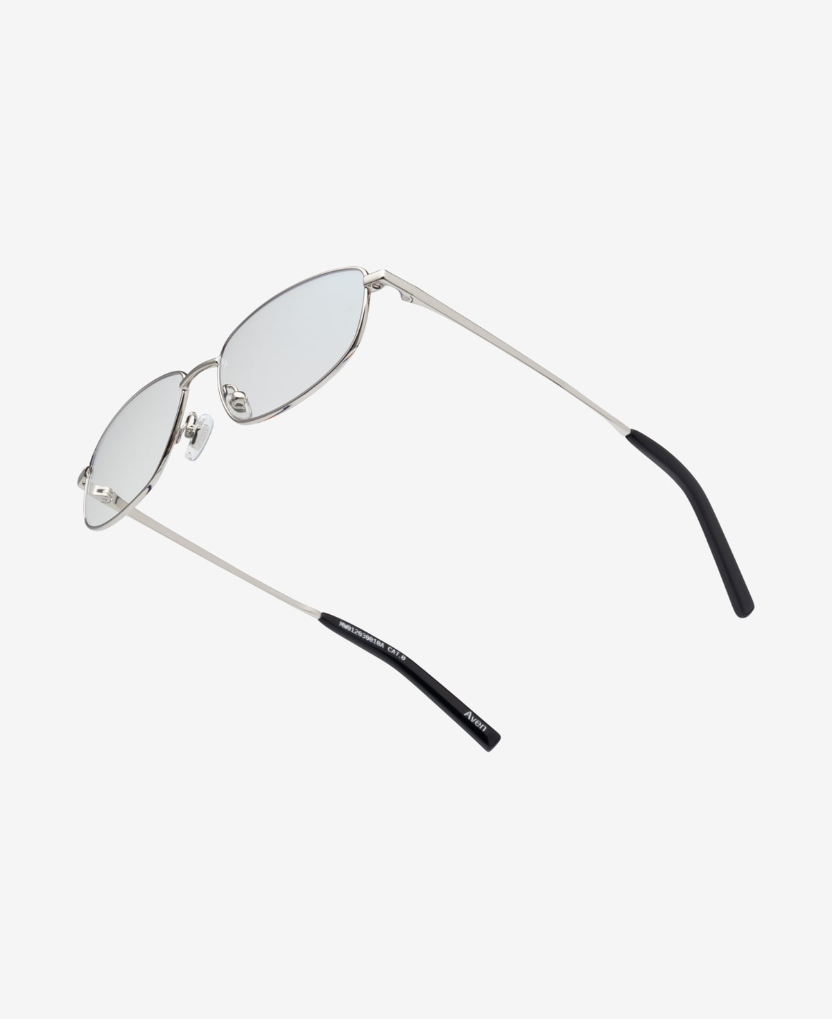 messyweekend-aven-sonnenbrille-shiny-silver-clear image 4