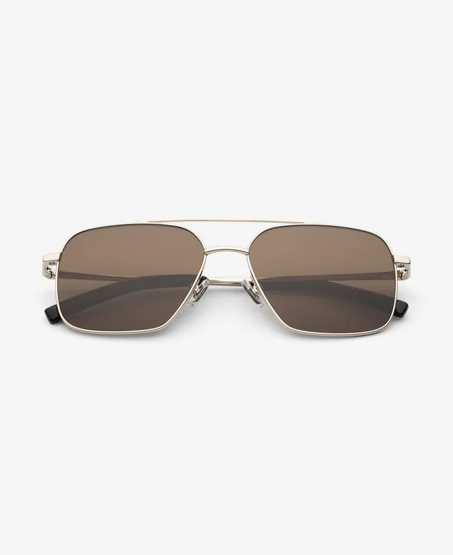 messyweekend-veo-shiny-silver-deep-khaki-sonnenbrille image 1